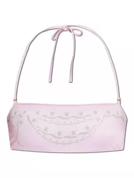 Versace бикини с графичным принтом, розовый