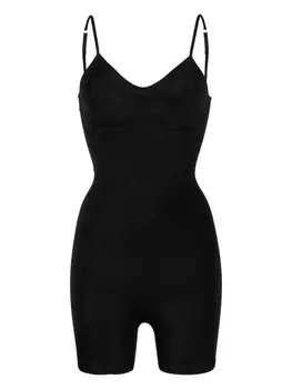 Versace боди с логотипом, черный