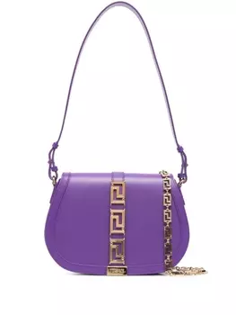 Versace большая сумка на плечо Greca Goddess, фиолетовый