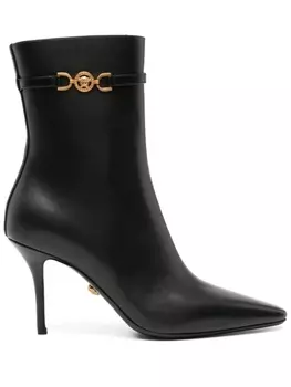 Versace ботильоны с декором Medusa, черный