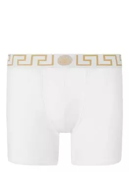 Versace боксеры с узором Greca, белый
