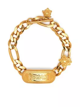 Versace браслет с декором Medusa, золотой