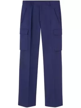 Versace брюки карго широкого кроя, синий