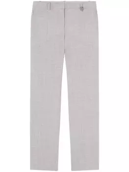 Versace брюки строгого кроя, серый