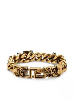Versace цепочный браслет Greca, золотой