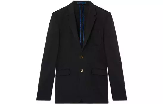 VERSACE Деловые костюмы мужские черные