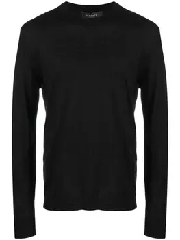 Versace джемпер с узором La Greca, черный