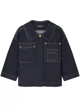 Versace джинсовая куртка Medusa, синий