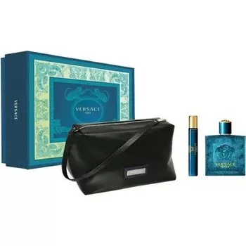 Versace - Eros Edt 100 мл + Edt 10 мл + пакетик - подарочный набор