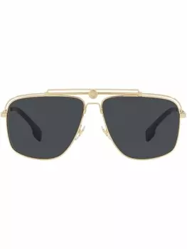 Versace Eyewear солнцезащитные очки-авиаторы, серый