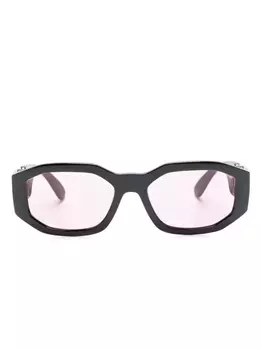 Versace Eyewear солнцезащитные очки с декором Medusa, черный