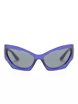 Versace Eyewear солнцезащитные очки в оправе 'кошачий глаз', фиолетовый