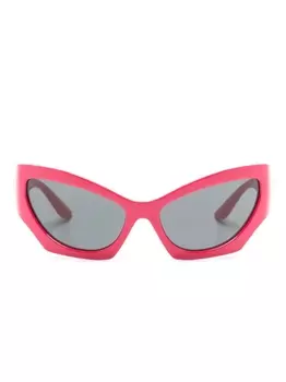 Versace Eyewear солнцезащитные очки в оправе 'кошачий глаз', розовый