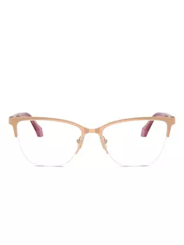 Versace Eyewear square-frame очки, розовый
