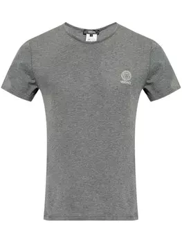 Versace футболка с принтом Медузы, серый