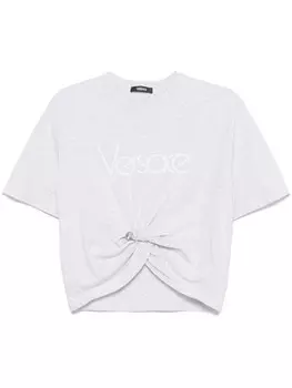 Versace футболка Safety Pin 1978 Re-Edition, серый