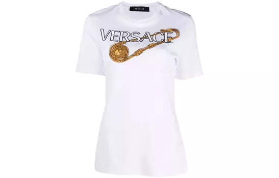 VERSACE Футболка женская белые
