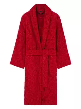 Versace халат Barocco, красный