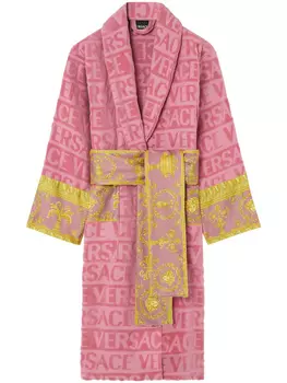 Versace халат I Baroque, розовый