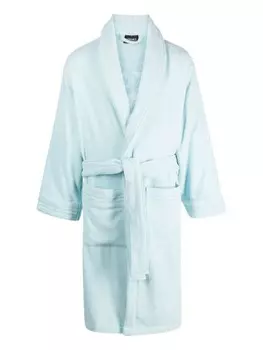 Versace халат с тиснением Medusa, синий