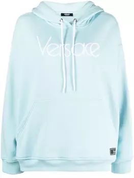 Versace худи 1978 Re-Edition с вышитым логотипом, синий