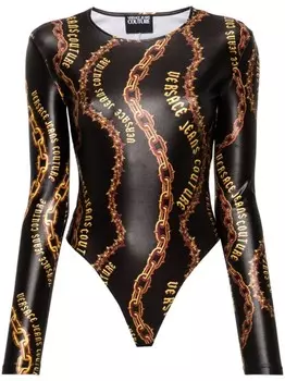 Versace Jeans Couture боди Chain Couture, черный