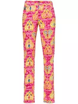 Versace Jeans Couture джинсы скинни Heart Couture, розовый
