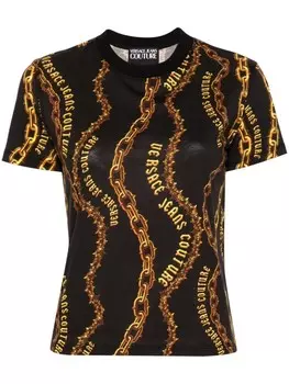 Versace Jeans Couture футболка Chain Couture, черный