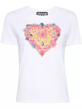 Versace Jeans Couture футболка Heart Couture, белый