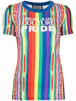 Versace Jeans Couture футболка Pride Project, разноцветный