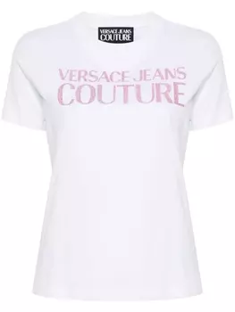 Versace Jeans Couture футболка с логотипом, белый
