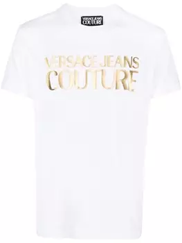 Versace Jeans Couture футболка с логотипом, белый