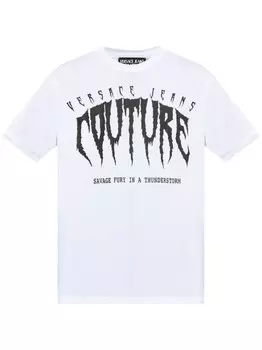 Versace Jeans Couture футболка с логотипом, белый