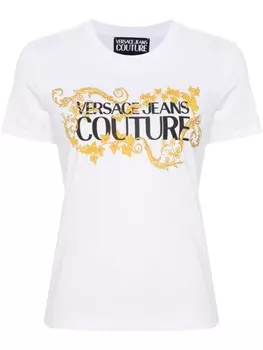 Versace Jeans Couture футболка с логотипом, белый