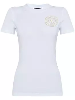 Versace Jeans Couture футболка с логотипом, белый