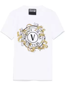 Versace Jeans Couture футболка с логотипом, белый