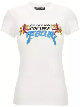 Versace Jeans Couture футболка с логотипом, белый