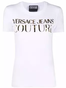 Versace Jeans Couture футболка с логотипом, белый