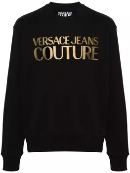 Versace Jeans Couture футболка с логотипом, черный