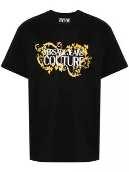 Versace Jeans Couture футболка с логотипом, черный