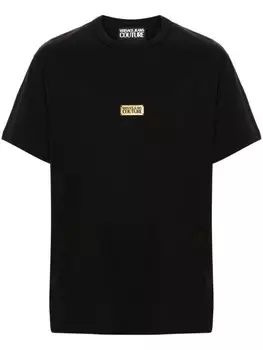 Versace Jeans Couture футболка с логотипом, черный