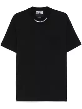 Versace Jeans Couture футболка с логотипом, черный