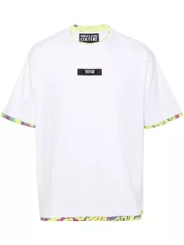 Versace Jeans Couture футболка с принтом Animalier, белый