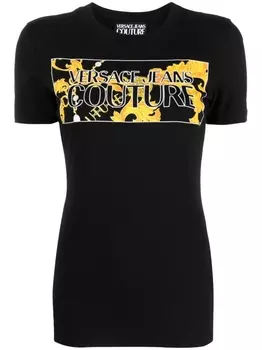 Versace Jeans Couture футболка с принтом Chain Couture, черный