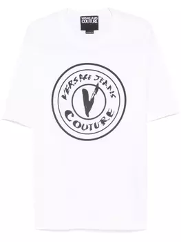 Versace Jeans Couture футболка V-Emblem, белый