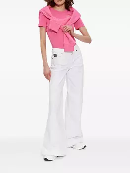 Versace Jeans Couture футболка V-Emblem, розовый