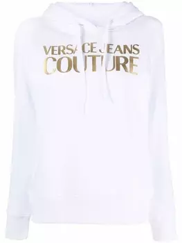Versace Jeans Couture худи с логотипом, белый