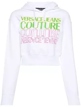 Versace Jeans Couture худи с логотипом, белый