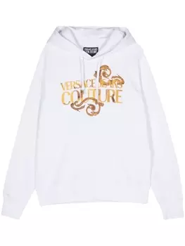 Versace Jeans Couture худи с логотипом, белый