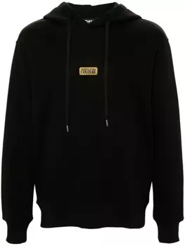 Versace Jeans Couture худи с логотипом, черный
